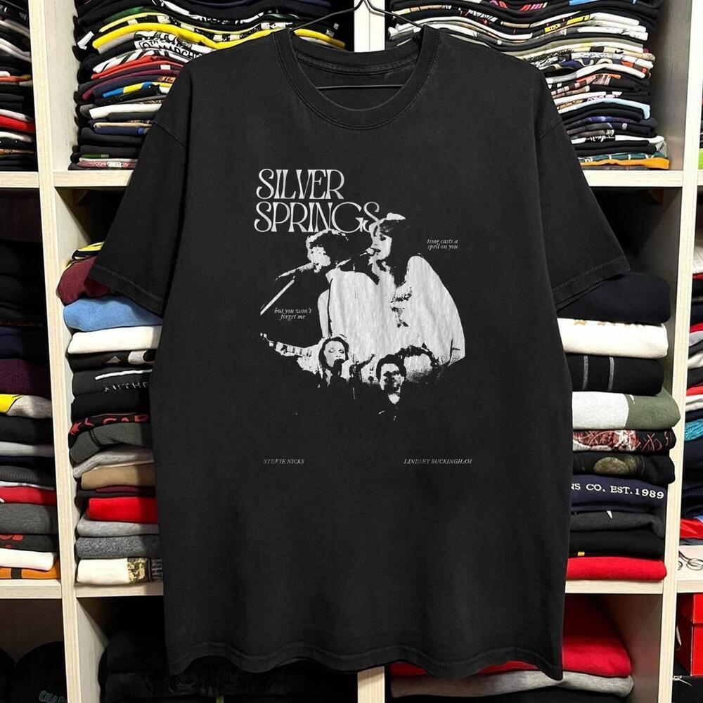 Style Silver Springs Black Unisex T-Shirt